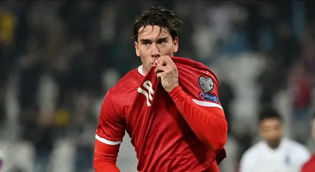 Dusan Vlahovic marcó cuatro tantos en ocho partidos en su camino a Qatar 2022. 