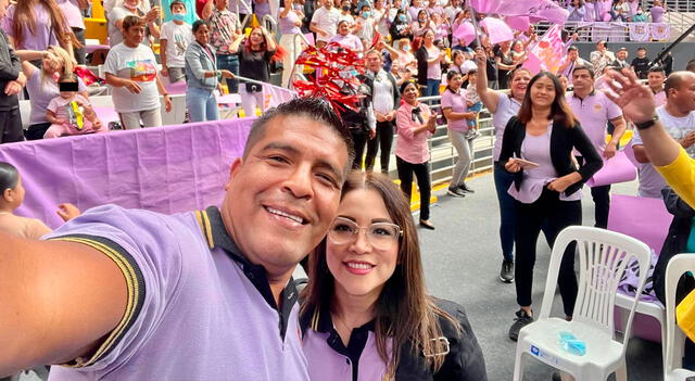 Amilton Prado en un evento de su iglesia.   