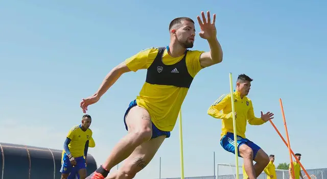 Boca Juniors en entrenamiento Boca Juniors en entrenamiento