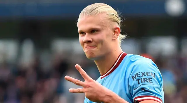 Erling Haaland, goleador de Manchester City Erling Haaland, goleador de Manchester City