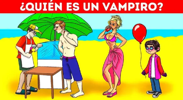 Descubre en solo 7 segundos al verdadero vampiro que se oculta en la foto