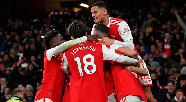 Arsenal viene de vencer al Manchester United por la Premier League. Foto: AFP.   