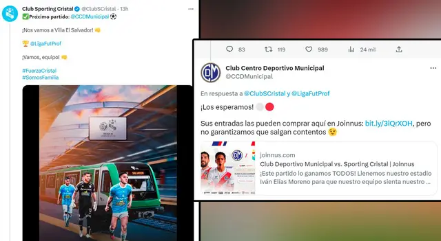 Sporting Cristal vs Municipal