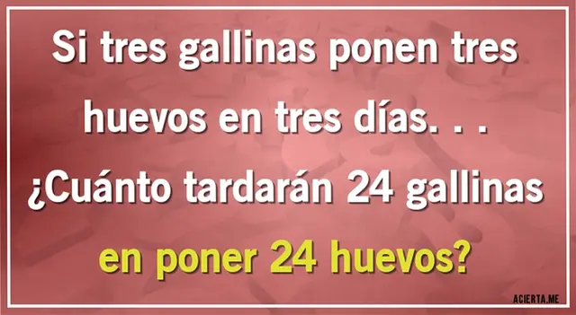 Intenta superar este acertijo en 7 segundos. Foto: Aciertame.    Intenta superar este acertijo en 7 segundos. Foto: Aciertame.