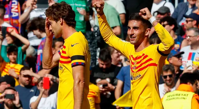 Ferrán Torres anotó el gol de la victoria ante Atlético Madrid.   