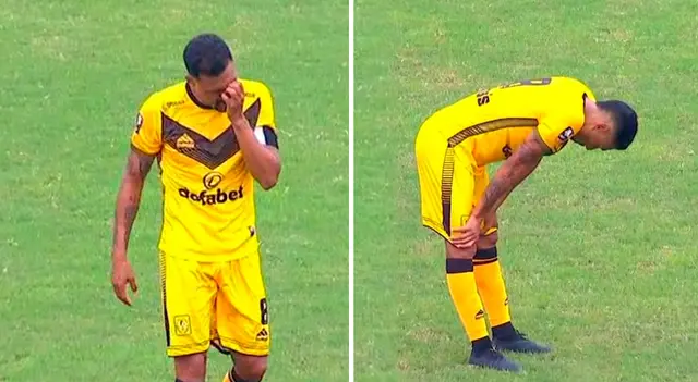 Luis Ramírez, triste tras la derrota de Cantolao
