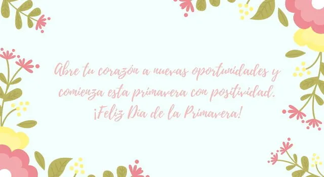 día de la primavera