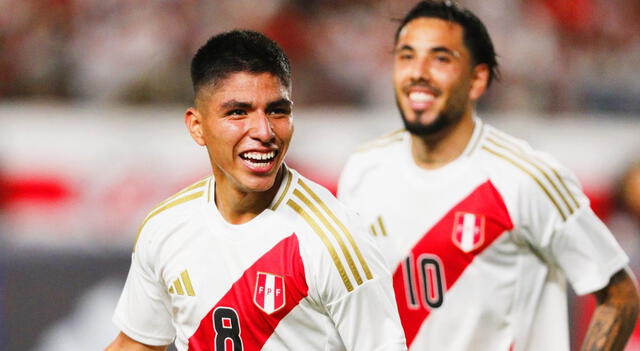 Piero Quispe anotó su primer gol con Perú.   