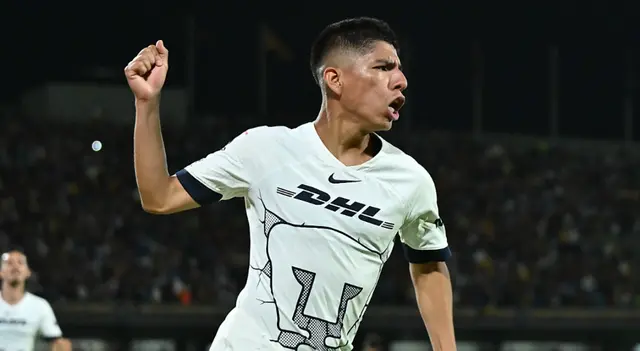 Piero Quispe, jugador de Pumas UNAM