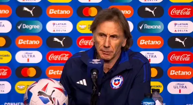 Gareca dirigió su primer partido oficial con Chile. (Foto: DirecTV Sports)