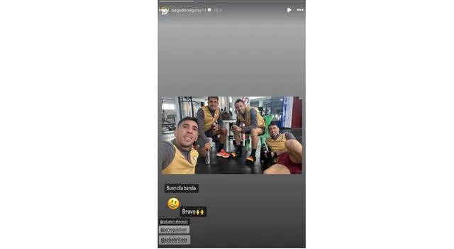 La publicación de Diego Dorregaray tras el triunfo sobre Alianza Lima | Foto: Instagram Diego Dorregaray   