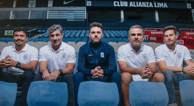  Mariano Soso y todo su comando técnico para dirigir Alianza Lima    