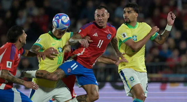 Brasil ante Chile   