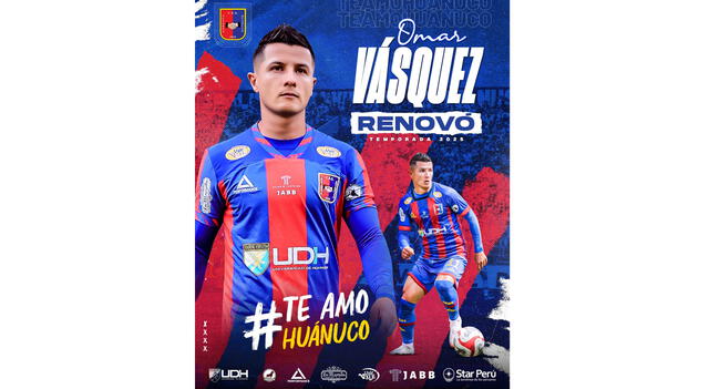 Alianza Universidad dio así la bienvenida a Omar Vásquez | Foto: Alianza Universidad de Huánuco   