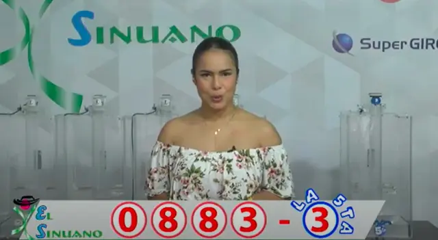 Resultados del Sinuano Día del viernes 20 de junio.   