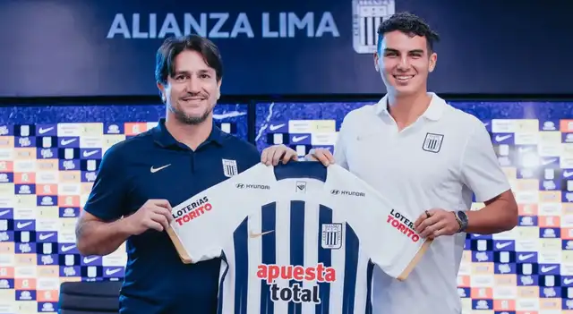 Matías Succar es delantero de Alianza Lima   