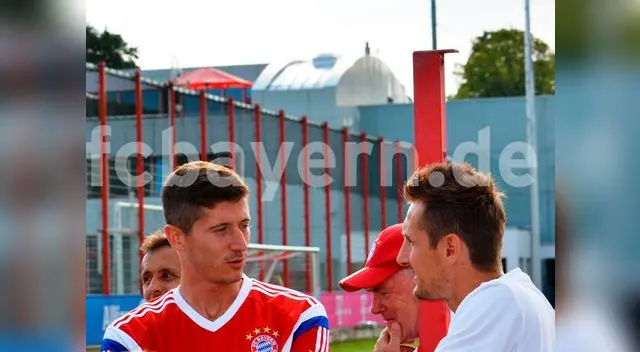 Dos grandes goleadores de Europa. Robert Lewandoski y Miroslav Klose