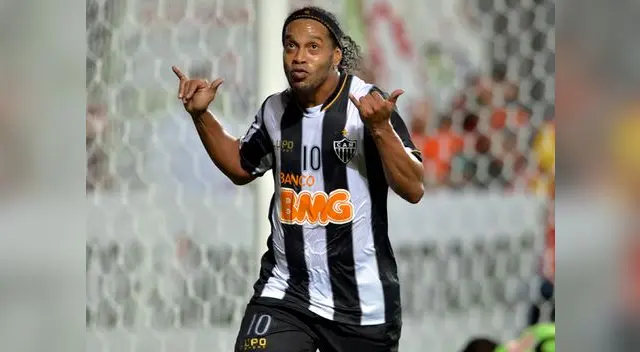 Ronaldinho se coronó el último miércoles campeón de la Recopa Sudamericana con el Atlético Mineiro.