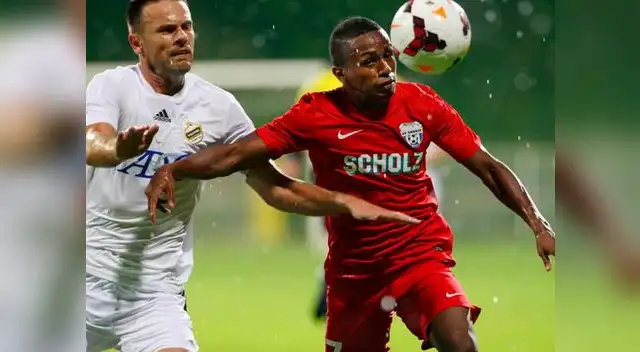 Yordy Reyna fue eliminado a mitad de semana de la Europa League.