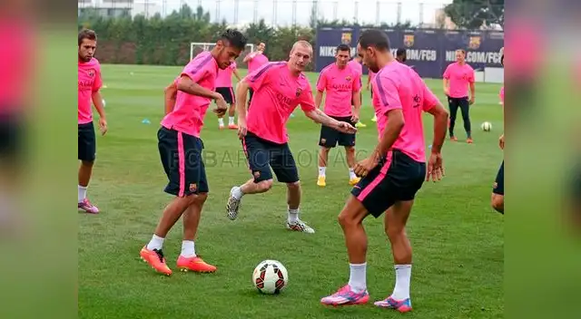 Barcelona: 'Ney' hoy conoció a sus nuevos compañeros con los que jugará la Liga.