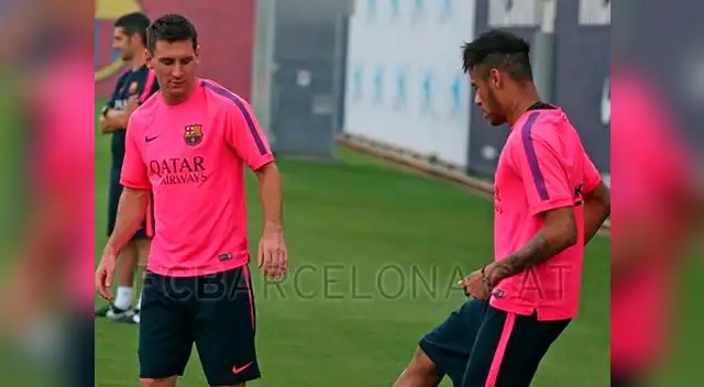 Barcelona: Uno de los que se mostró más contento con la llegada del brasileño fue Lionel Messi.