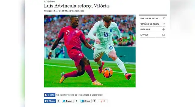 Diario ´O Jogo´ anunció el nuevo fichaje del Vitoria Setúbal 