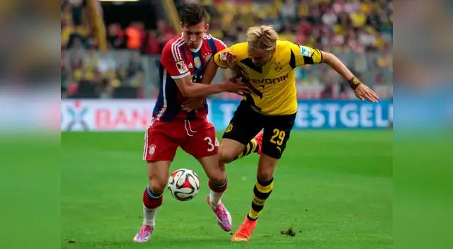 Bayern Múnich vs. Borussia: 'Bávaros' 0-1 por la Supercopa Alemana.