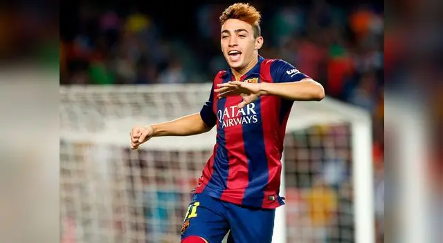 Selección Española: Munir El Haddadi brilló la pasada temporada en el juvenil y en el primer filial azulgrana, ya ha debutado también en el FC Barcelona de Luis Enrique.