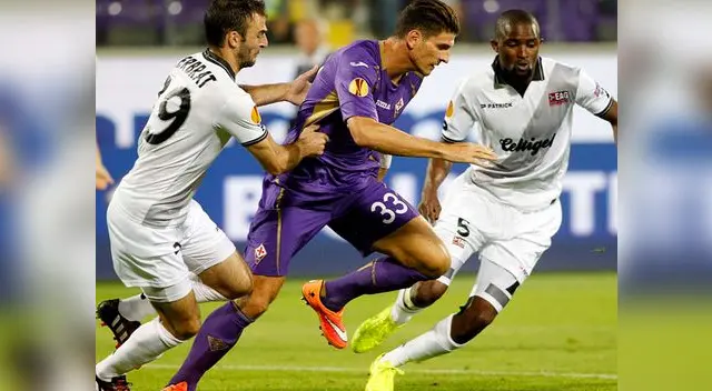 Fiorentina vs. Guingamp: Mario Gómez anotó para 'violas', pero su tanto fue anulado por off-side