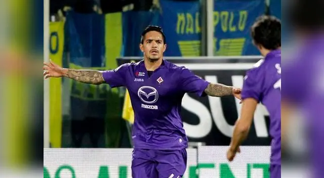 Fiorentina vs. Guingamp: Juan Vargas y su 'golazo de cabeza