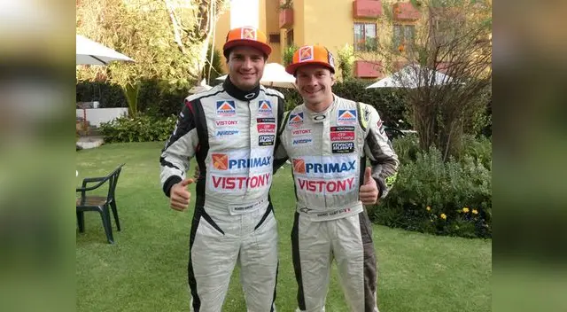Caminos del Inca 2014: Raúl Orlandini y Mario Hart posan después de su gran performance.