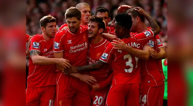Liverpool vs. West Bromwich: todo los 'reds' celebran el gol de Adam Lallana. Liverpool vs. West Bromwich: todo los 'reds' celebran el gol de Adam Lallana.