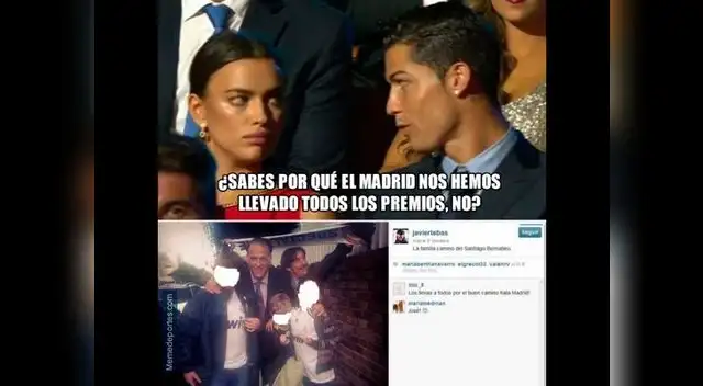 La persona de la segunda foto es Javier Tebas (Presidente de la LFP), quien posa con sus hijos con camiseta del Real Madrid.