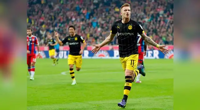Bayern Múnich vs. Borussia Dortmund: Marco Reus anotó el primer gol del encuentro