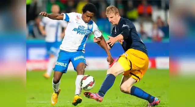 Yordy Reyna le disputó un partidazo al Red Bull, dueño de su carta pase: anotó un gol y generó un penal.