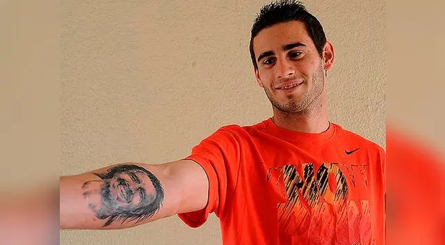 Álvaro Recoba: Jugador de Nacional de Uruguay se tatuó rostro del 'Chino'