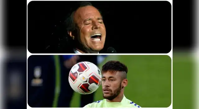 Julio Iglesias tiene el deseo de ver jugar a "Ney" por la "Casa blanca" 