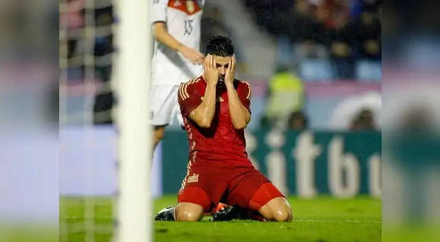 España vs. Alemania: Nolito se lamenta una opción clara.