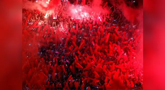 River Plate vs. Boca Juniors: Así celebró la fanaticada en el Monumental de Núñez. River Plate vs. Boca Juniors: Así celebró la fanaticada en el Monumental de Núñez.