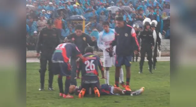 Jugador de Sport Águila, Joao Contreras, evoluciona favorablemente tras ser impactado por rayo Jugador de Sport Águila, Joao Contreras, evoluciona favorablemente tras ser impactado por rayo