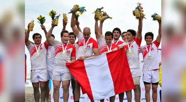Equipo peruano de Rugby muestran sus preseas. Equipo peruano de Rugby muestran sus preseas.