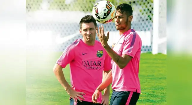 Lionel Messi y Neymar volvieron para jugar el domingo.