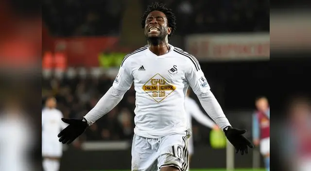 Wilfried Bony es el quinto máximo goleador de la actual Premier League.