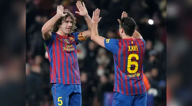 Carles Puyol y Xavi Hernandez fueron los líderes del Barcelona más ganador de su historia. Carles Puyol y Xavi Hernandez fueron los líderes del Barcelona más ganador de su historia.