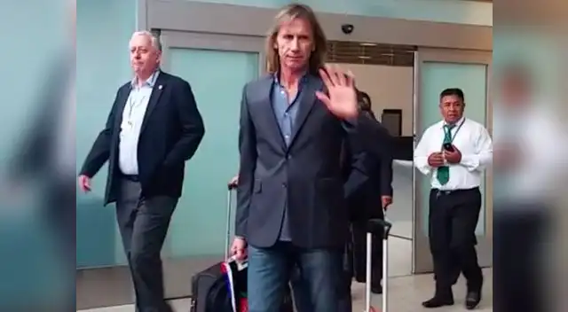 Ricardo Gareca arribó a Lima para firmar su vínculo con la selección peruana