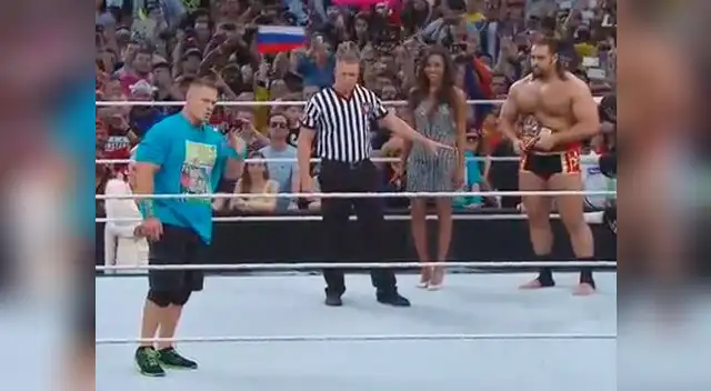 Wrestlemania 31: John Cena enfrenta a Rusev por el Campeonato de los Estados Unido