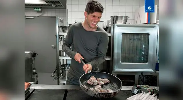 El holandés Klaas Jan Huntelaar le encanta preparar sus propios platillos.