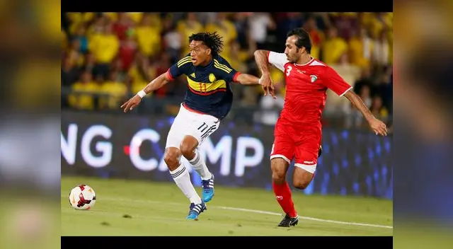 Colombia vs. Kuwait: Juan Guillermo Cuadrado fue reemplazo al término de la primera parte.