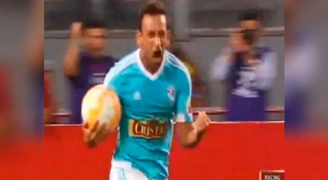 Sergio Blanco anotó su primer gol con Cristal en Copa Libertadores.