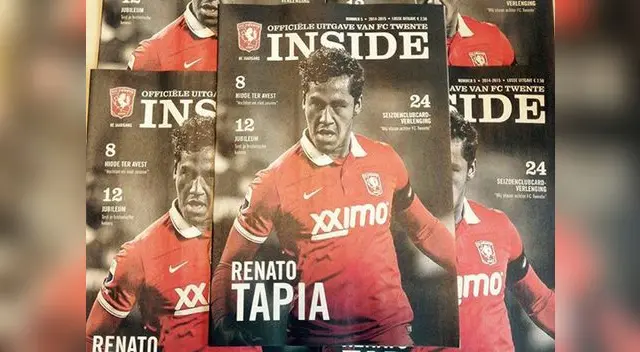 Peruanos en el Extranjero: Renato Tapia apareció en la portada de la revista del Twente. Peruanos en el Extranjero: Renato Tapia apareció en la portada de la revista del Twente.